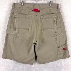 VTG Joe Boxer 8 Ball Shorts Mens 38 Brown Carpenter Baggy Grunge Skate Rave Y2K